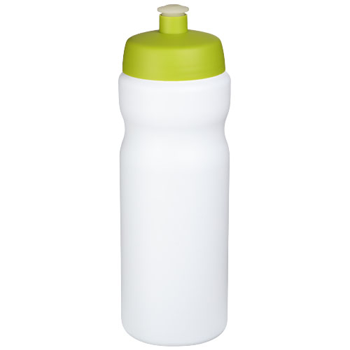 Bouteille de sport à personnaliser 650ml Baseline® Blanc et Citron vert